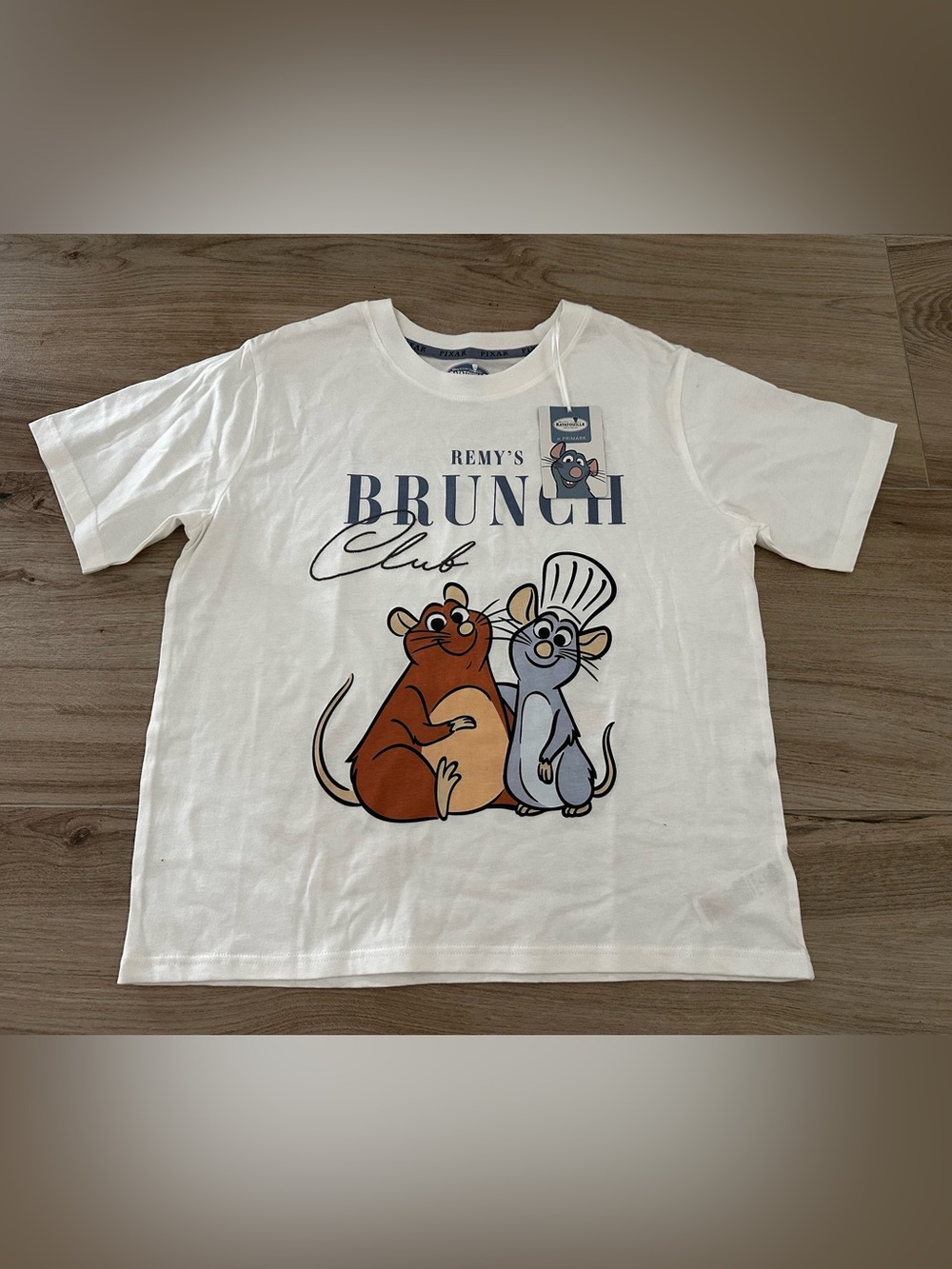Primark Disney Ratatouille Women’s Graphic Screen Print Short Sleeve Shirt